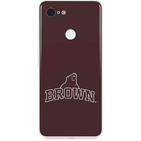 Brown University Outlined Google Pixel 3 Skin